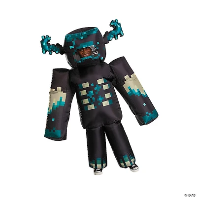 Kids Inflatable Minecraft™ Warden Costume - One Size