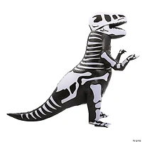 Kids Inflatable Skeleton T-Rex Costume