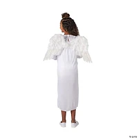 Kids’ L/XL White Angel Gown with Wings - 2 Pc.