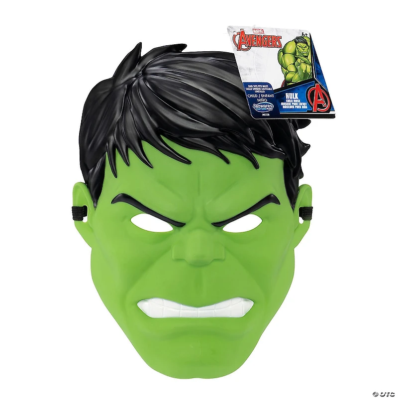 Kids Marvel The Hulk Plastic Face Mask