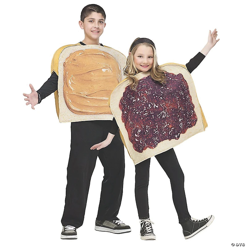 Kids Peanut Butter N Jelly Costume