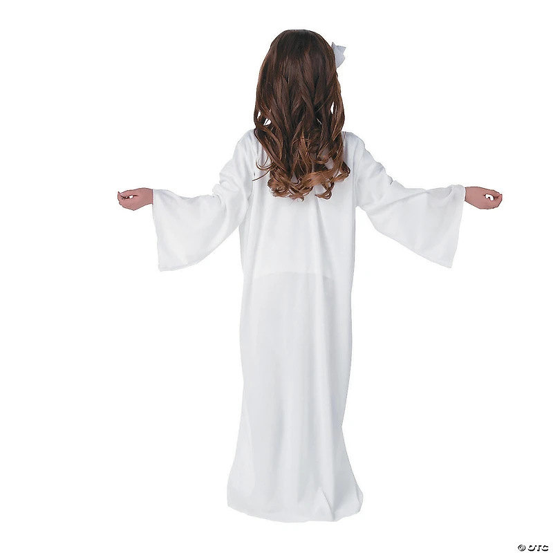 Kids’ S/M White Angel Gown Set