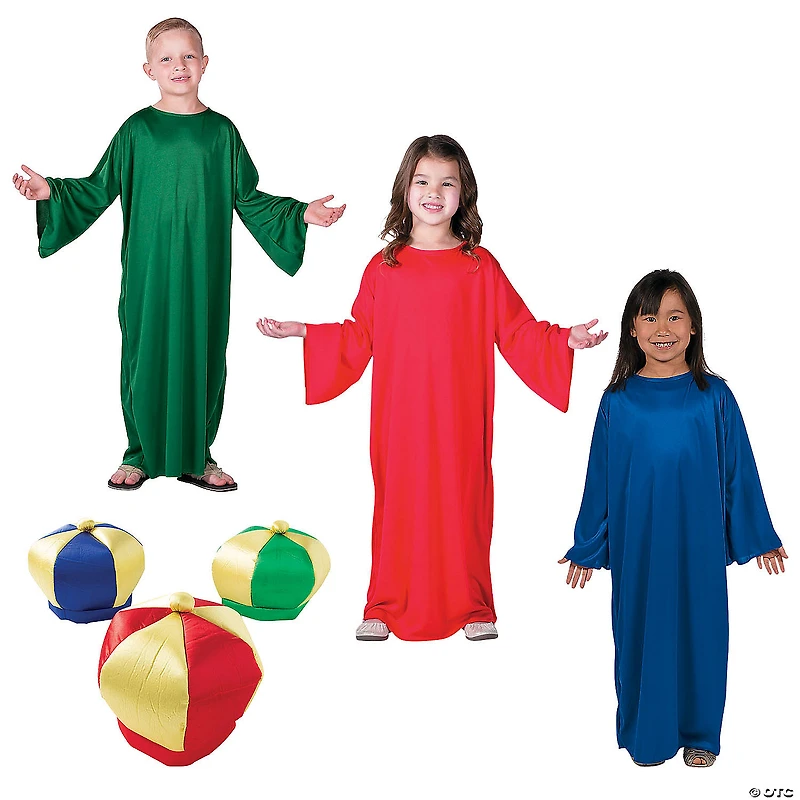 Kids S/M Wisemen Costume & Crown Set for 3