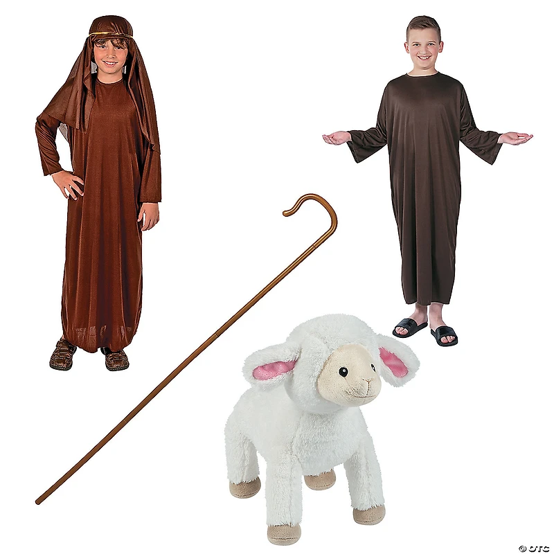 Kids’ Shepherd Costume Kit - Large/Extra Large - 4 Pc.