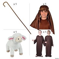 Kids’ Shepherd Costume Kit - Small/Medium - 4 Pc.