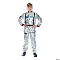 Kids Silver Astronaut Halloween Costume