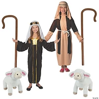 Kids Small Shepherd Costume Kit with Props
