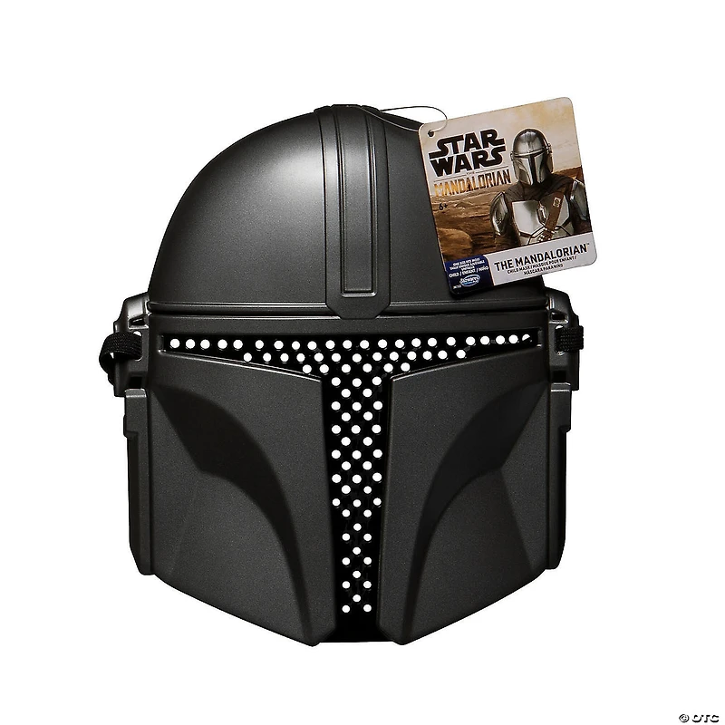 Kids Star Wars The Mandalorian Plastic Face Mask