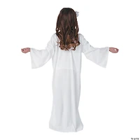Kids White Angel Gown Polyester Nativity Costume - Small/Medium