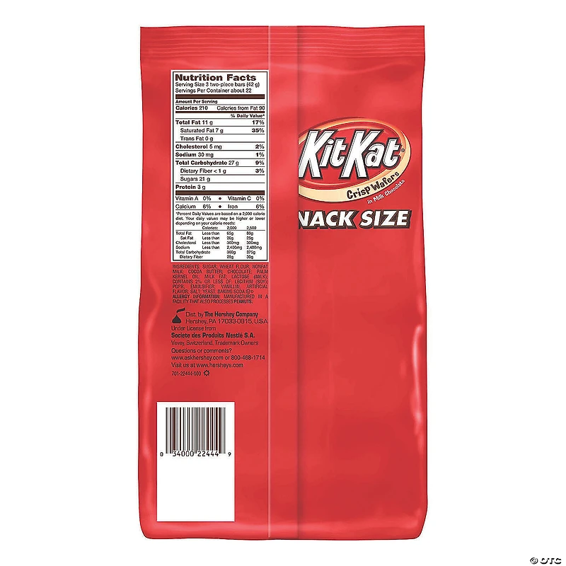 KIT KAT Snack Size Wafer Bars - 32.34oz bag