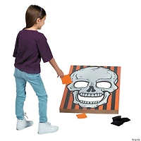 Large Halloween Skull Bean Bag Toss Game