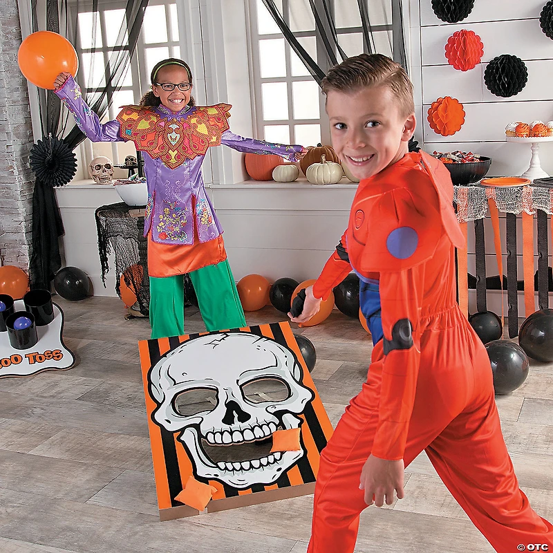 Large Halloween Skull Bean Bag Toss Game