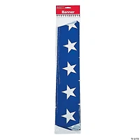 Large Patriotic Plastic Pennant Banner