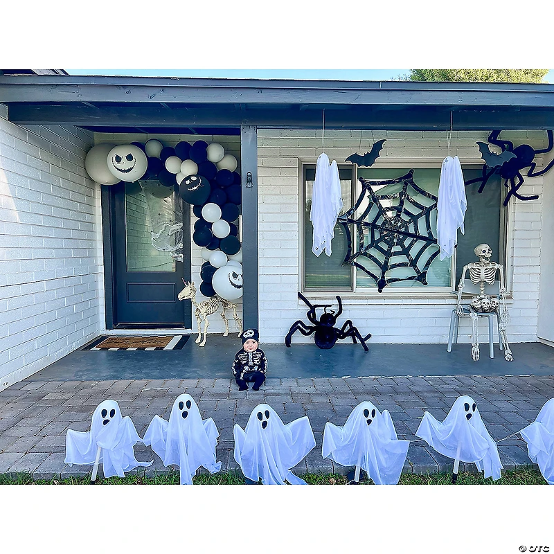 Large Spider Web Halloween Decorations - 3 Pc.