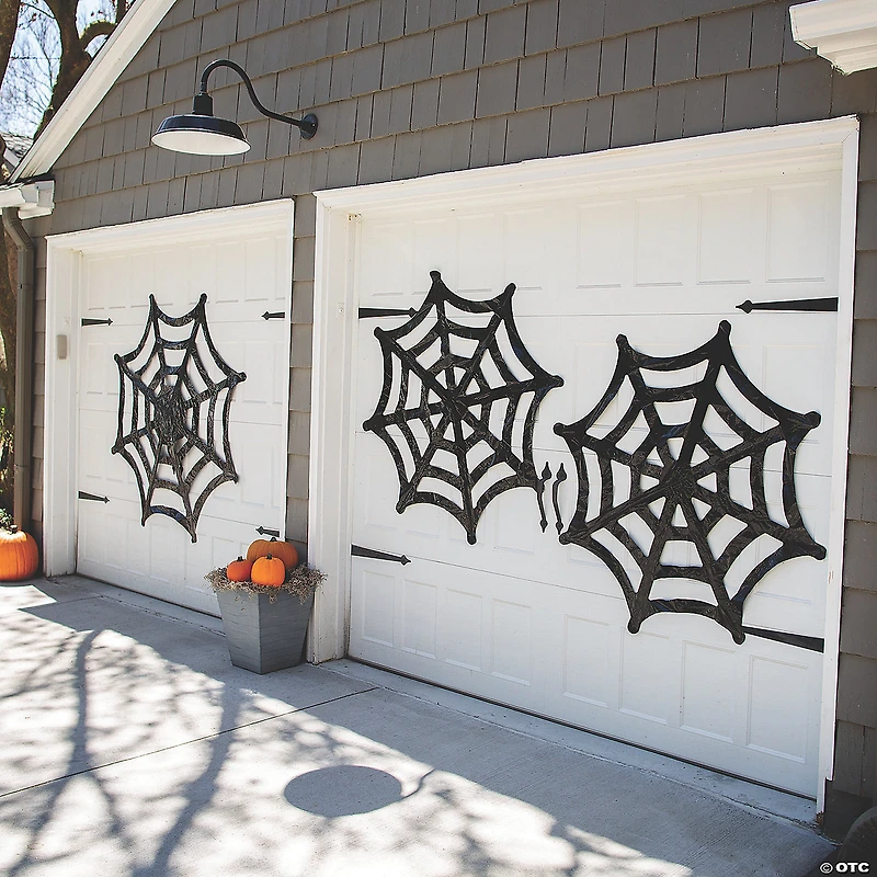 Large Spider Web Halloween Decorations - 3 Pc.