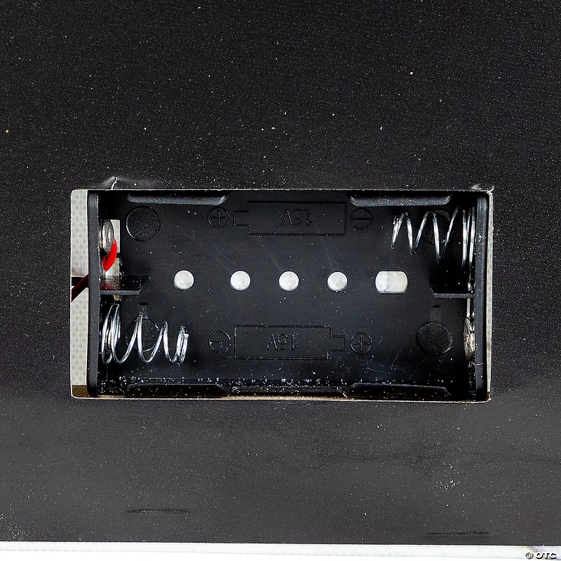 LED Lighted Creepy Haunted House Halloween Canvas Wall Art 12" Proper 15.75"