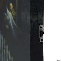 LED Lighted Creepy Haunted House Halloween Canvas Wall Art 23.5" x 16"