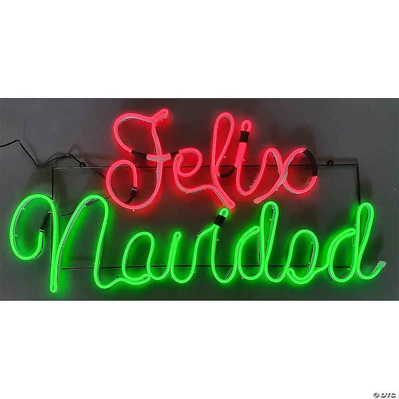LED Lighted Feliz Navidad Sign