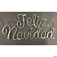 LED Lighted Feliz Navidad Sign