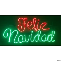 LED Lighted Feliz Navidad Sign