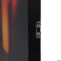 LED Lighted Jack-O-Lanterns and Leaves Halloween Canvas Wall Art 15.75" x 23.5"