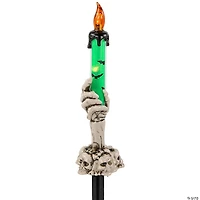LED Lighted Skeleton Candle Halloween Decorations - 8.5" - Set of 6
