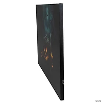 LED Lighted Spooky Halloween Jack-O-Lanterns Canvas Wall Art 23.5"  x 15.75"