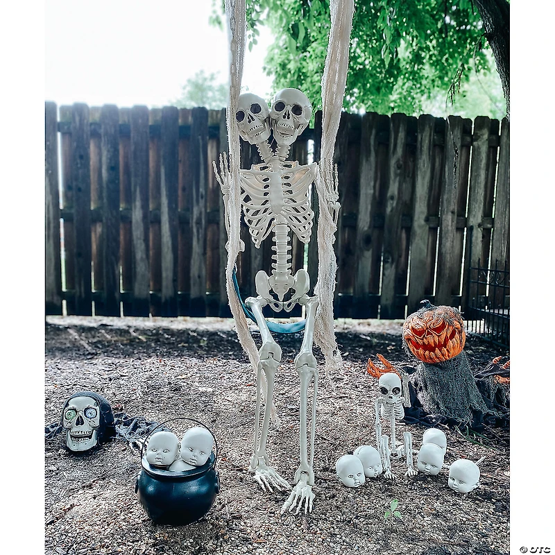 LED Skeleton Groundbreaker Halloween Decoration