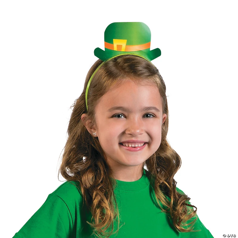 Leprechaun Hat Headbands - 12 Pc.