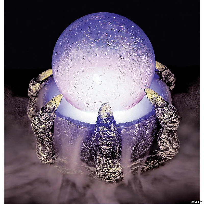 Light Up Crystal Ball Mister Decoration