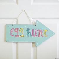 Light-Up Easter Egg Hunt Door Sign