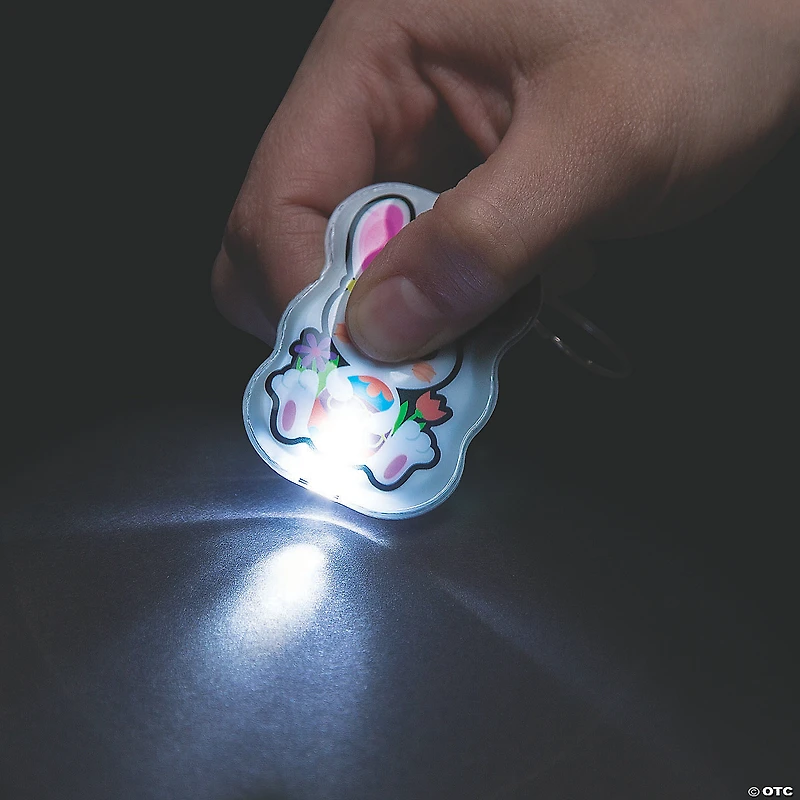 Light-Up Easter Keychains - 12 Pc.