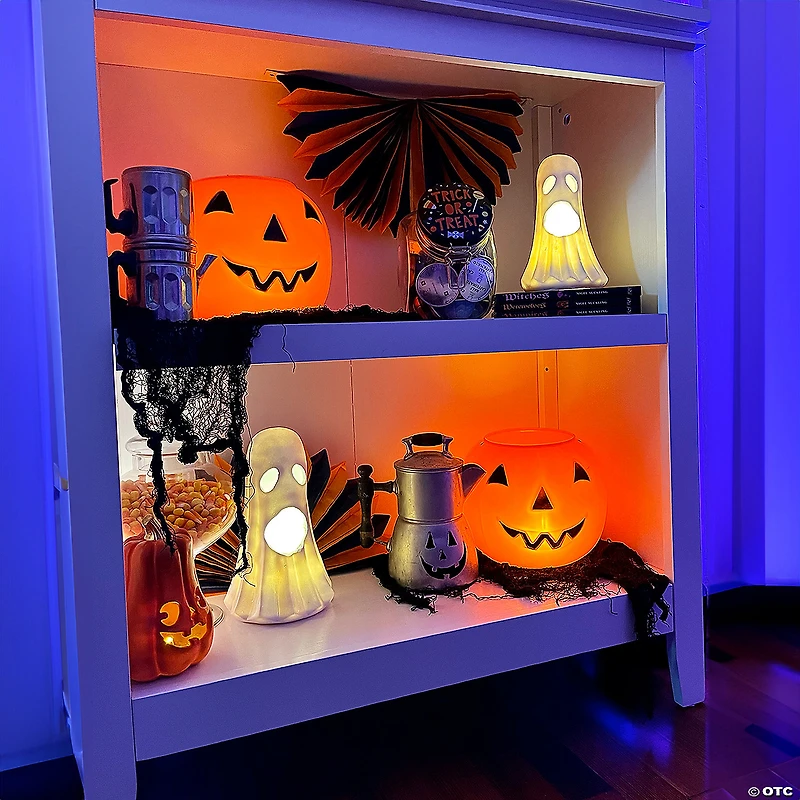 Light-Up Halloween Ghosts Tabletop Decoration