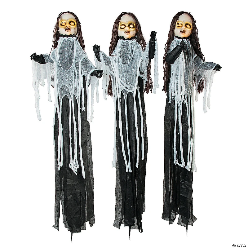 Light-Up Halloween Spooky Doll Yard Stake Decorations