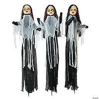 Light-Up Halloween Spooky Doll Yard Stake Decorations