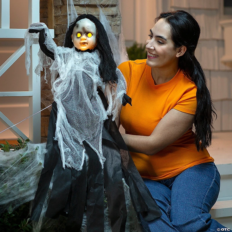 Light-Up Halloween Spooky Doll Yard Stake Decorations