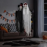 Lighted Vampire Couple with Sound Halloween Decoration - 47"