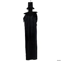 Lighted Vampire in Robe and Top Hat with Sound Hanging Halloween Decoration - 6'