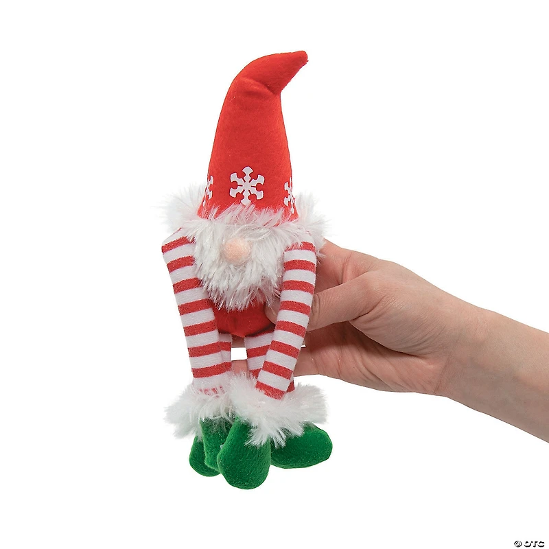 Long Arm Stuffed Christmas Gnomes - 12 Pc.