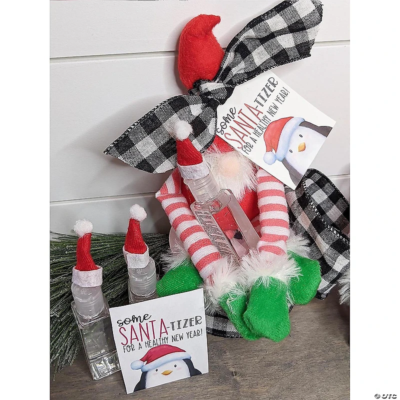 Long Arm Stuffed Christmas Gnomes - 12 Pc.