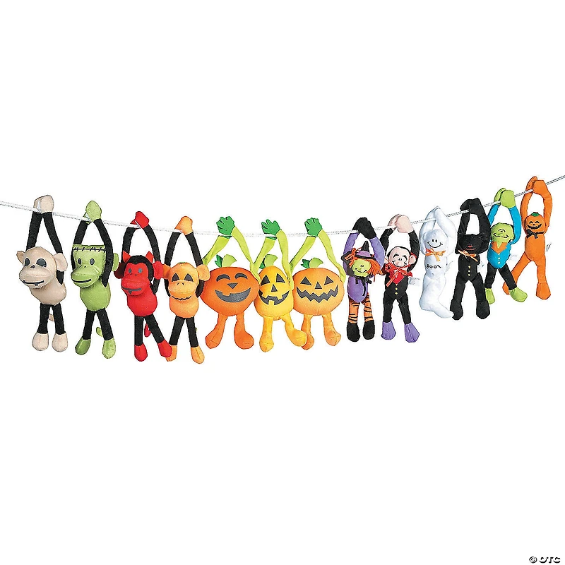 Long Arm Stuffed Jack-O’-Lanterns - 12 Pc.