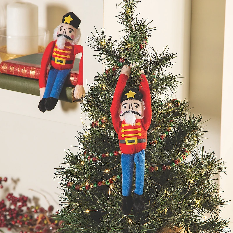Long Arm Stuffed Nutcrackers - 12 Pc.