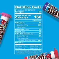 M&M'S MINIS Milk Chocolate Candy, 1.08-Ounce Tubes (Pack of 24)