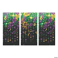 Mardi Gras Beads Galore Backdrop - 3 Pc.