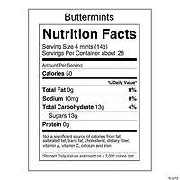 Mardi Gras Buttermints - 108 Pc.
