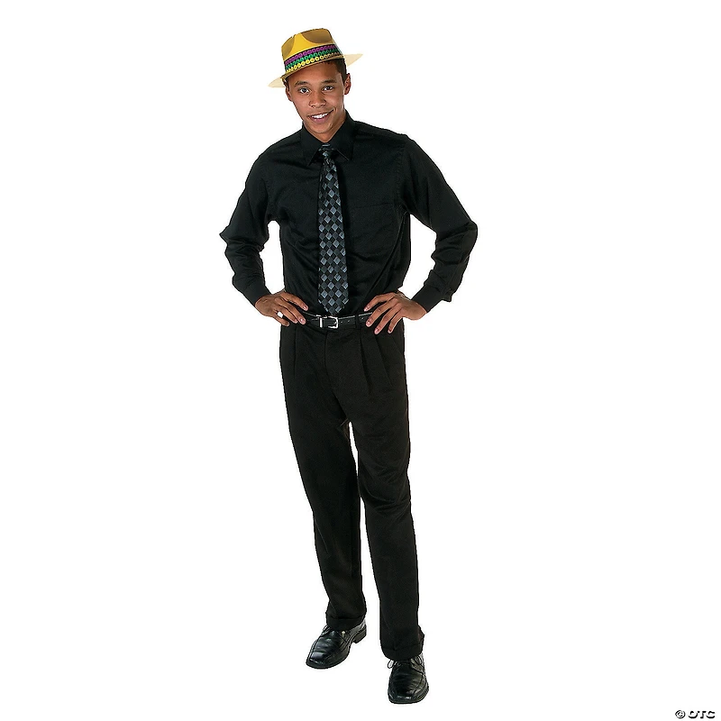Mardi Gras Fedora Hats - 12 Pc.