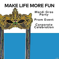 Mardi Gras Mask Archway