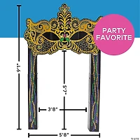 Mardi Gras Mask Archway