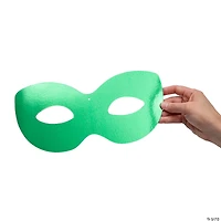 Mardi Gras Mask Metallic Foil Wall Cutouts – 12 Pc.