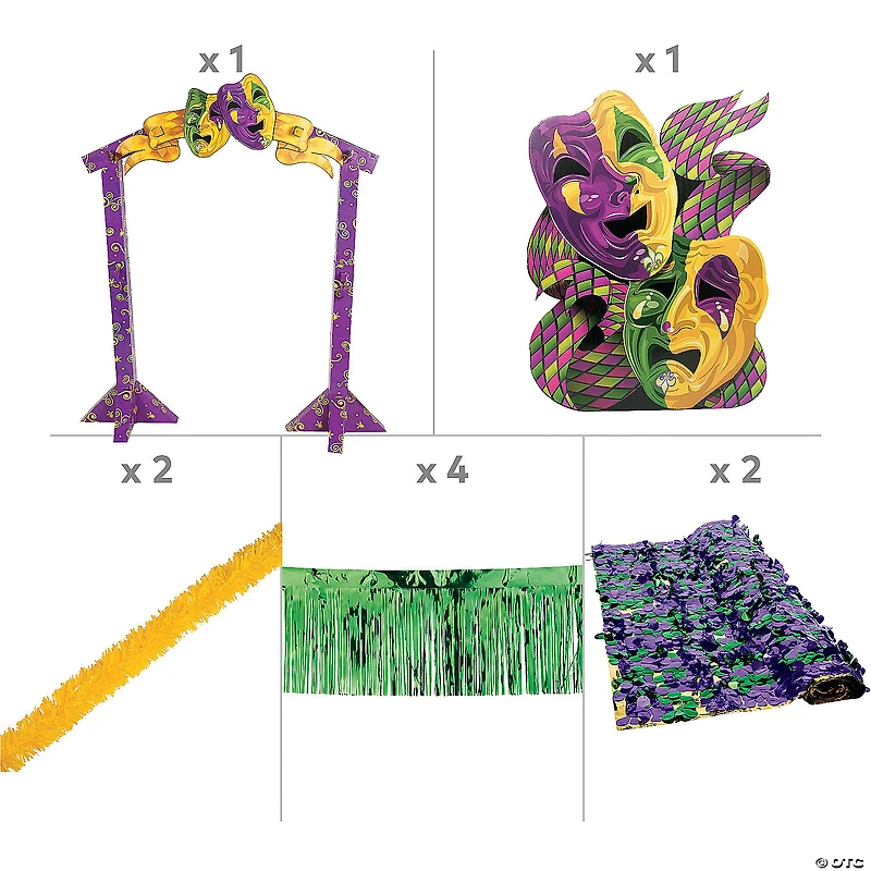 Mardi Gras Parade Float Deluxe Decorating Kit - 10 Pc.